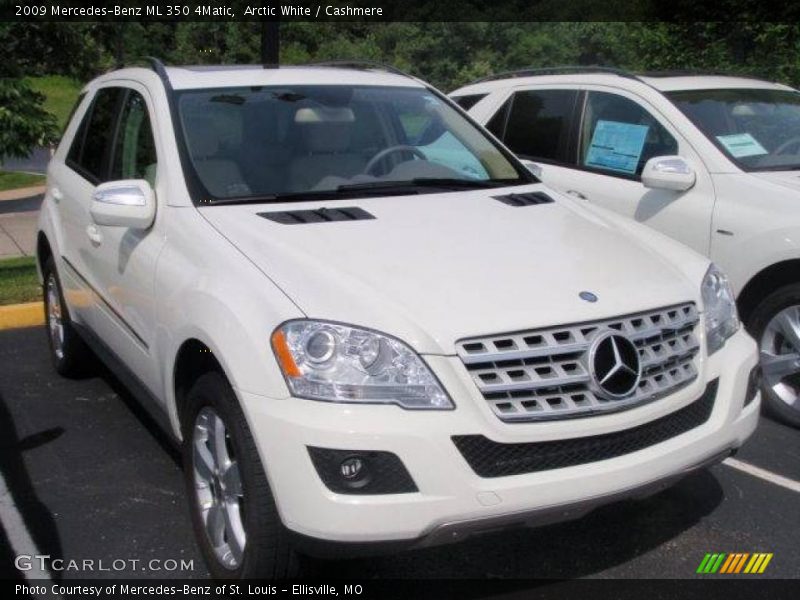 Arctic White / Cashmere 2009 Mercedes-Benz ML 350 4Matic