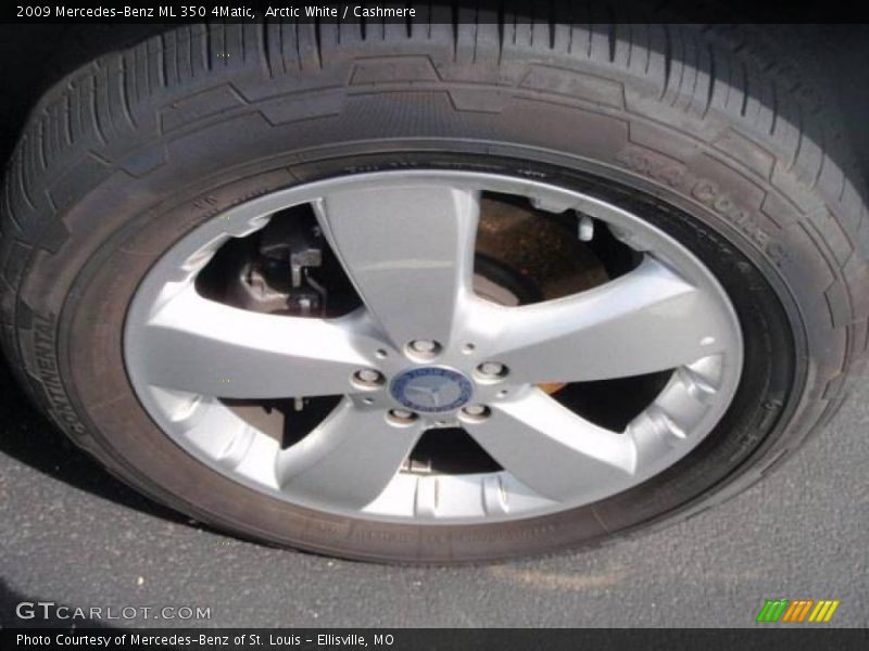 Arctic White / Cashmere 2009 Mercedes-Benz ML 350 4Matic