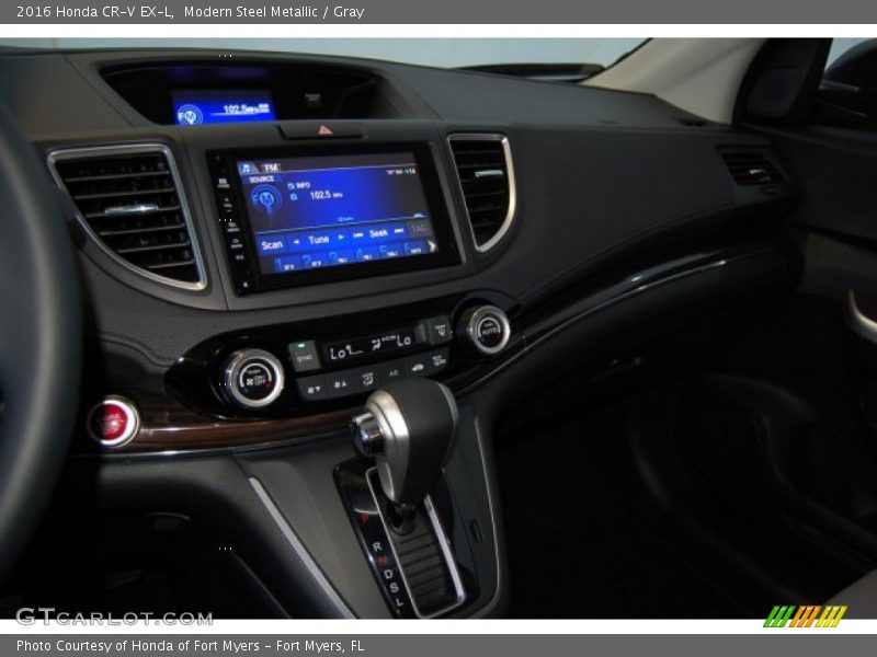 Modern Steel Metallic / Gray 2016 Honda CR-V EX-L