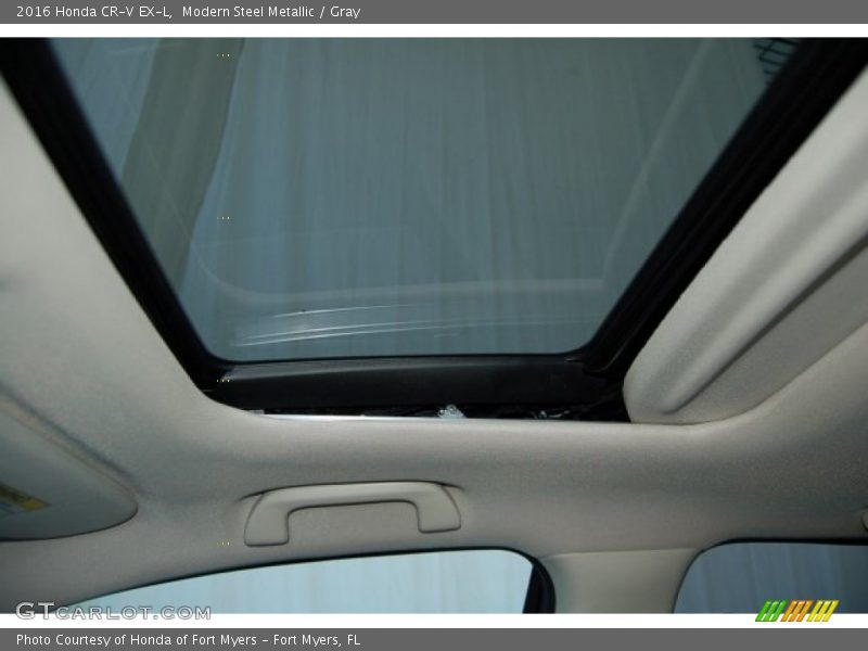 Modern Steel Metallic / Gray 2016 Honda CR-V EX-L