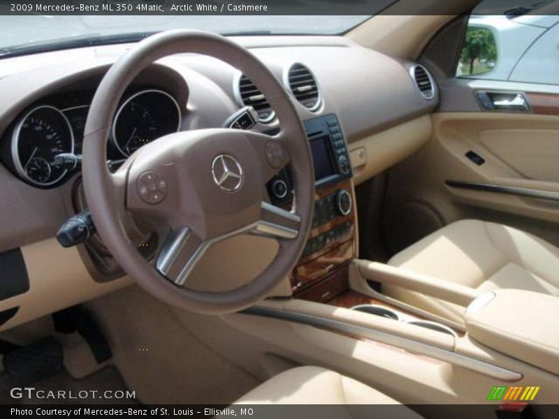 Arctic White / Cashmere 2009 Mercedes-Benz ML 350 4Matic