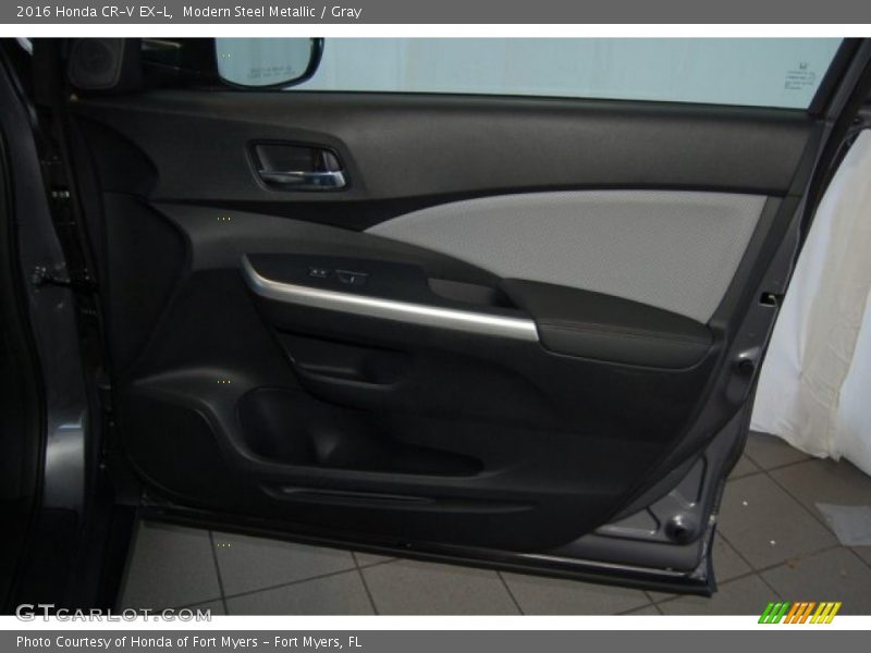 Modern Steel Metallic / Gray 2016 Honda CR-V EX-L