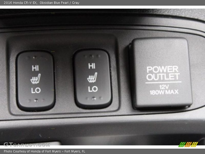 Controls of 2016 CR-V EX