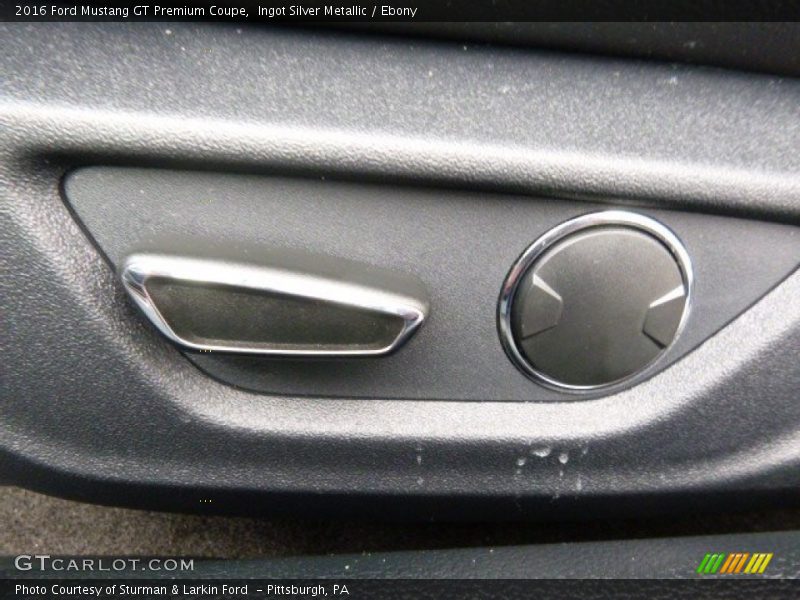 Ingot Silver Metallic / Ebony 2016 Ford Mustang GT Premium Coupe