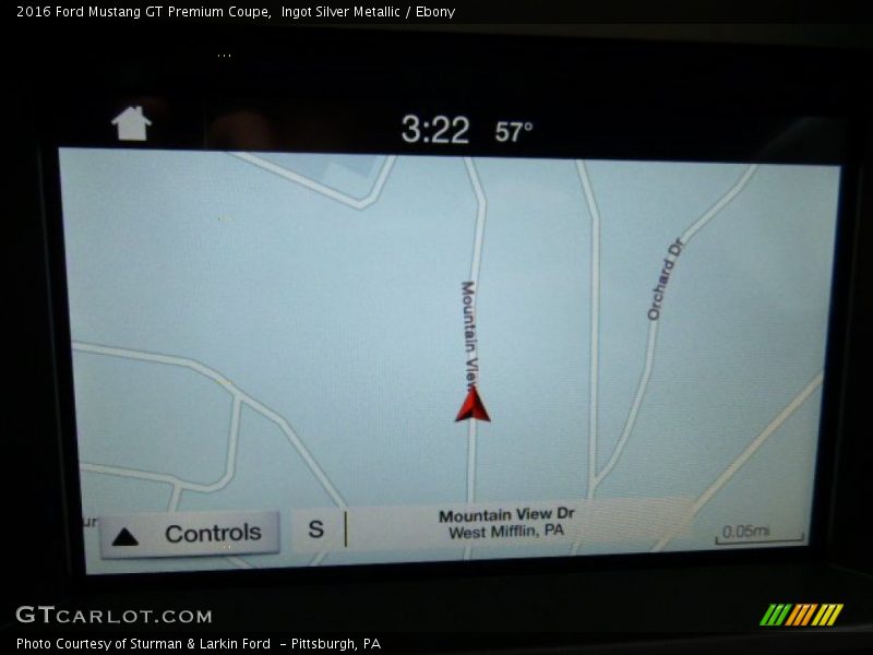 Ingot Silver Metallic / Ebony 2016 Ford Mustang GT Premium Coupe