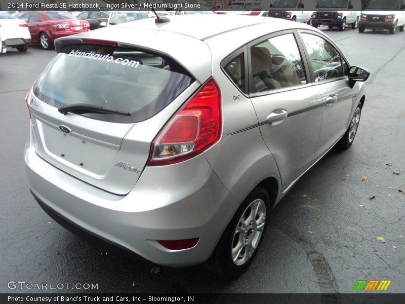 Ingot Silver / Medium Light Stone 2014 Ford Fiesta SE Hatchback