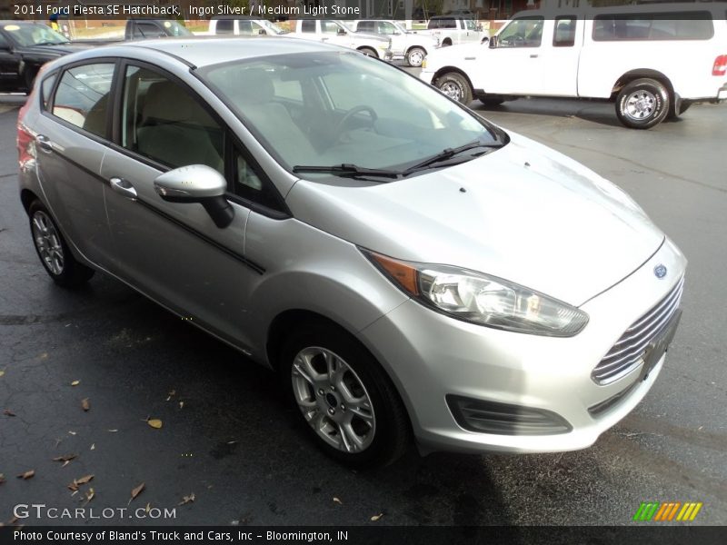 Ingot Silver / Medium Light Stone 2014 Ford Fiesta SE Hatchback