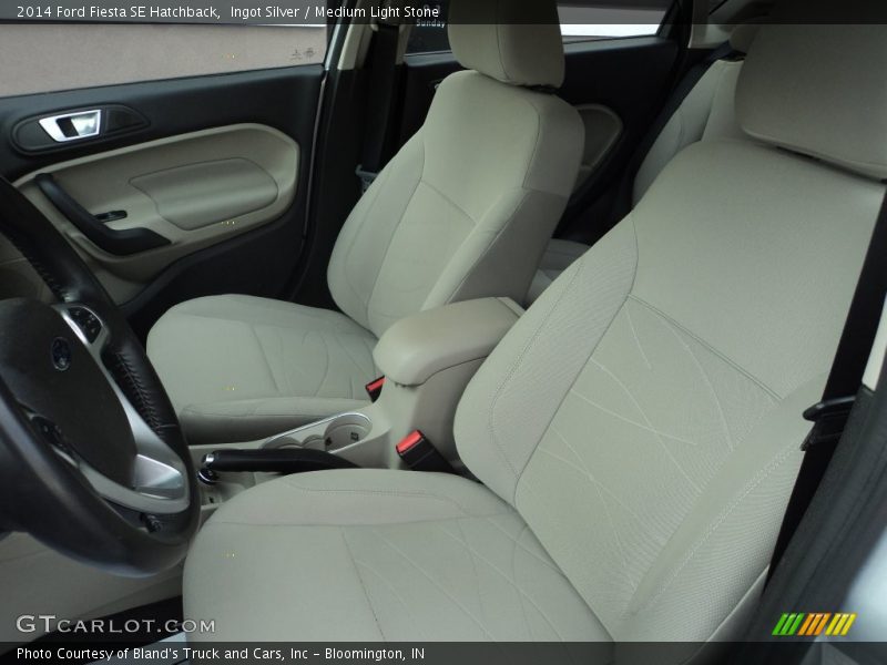 Ingot Silver / Medium Light Stone 2014 Ford Fiesta SE Hatchback