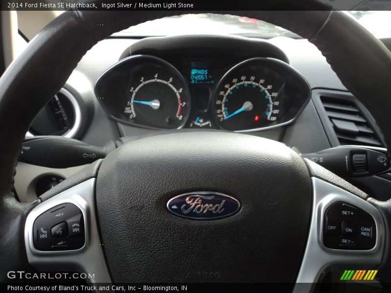 Ingot Silver / Medium Light Stone 2014 Ford Fiesta SE Hatchback