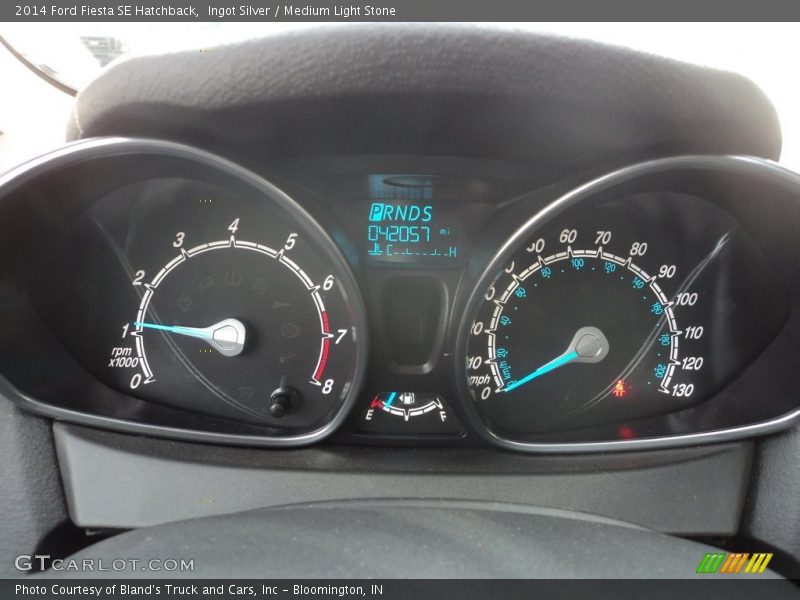 Ingot Silver / Medium Light Stone 2014 Ford Fiesta SE Hatchback