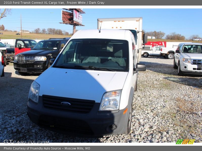 Frozen White / Dark Gray 2010 Ford Transit Connect XL Cargo Van