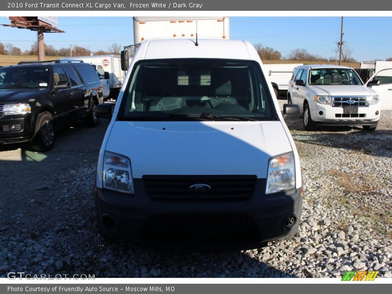 Frozen White / Dark Gray 2010 Ford Transit Connect XL Cargo Van