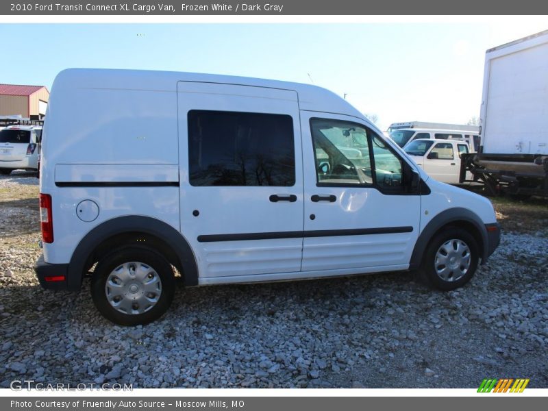 Frozen White / Dark Gray 2010 Ford Transit Connect XL Cargo Van