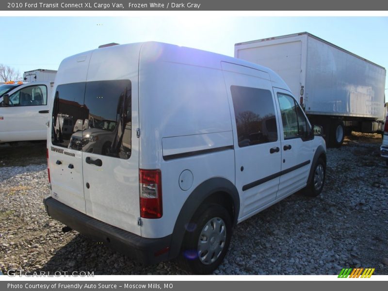 Frozen White / Dark Gray 2010 Ford Transit Connect XL Cargo Van