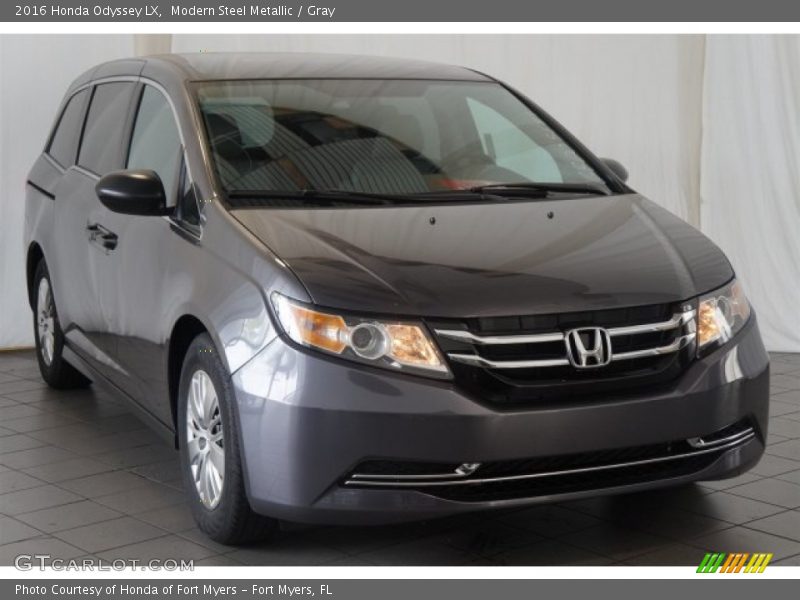 Modern Steel Metallic / Gray 2016 Honda Odyssey LX