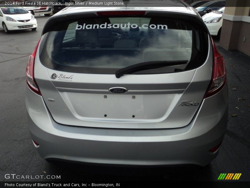 Ingot Silver / Medium Light Stone 2014 Ford Fiesta SE Hatchback