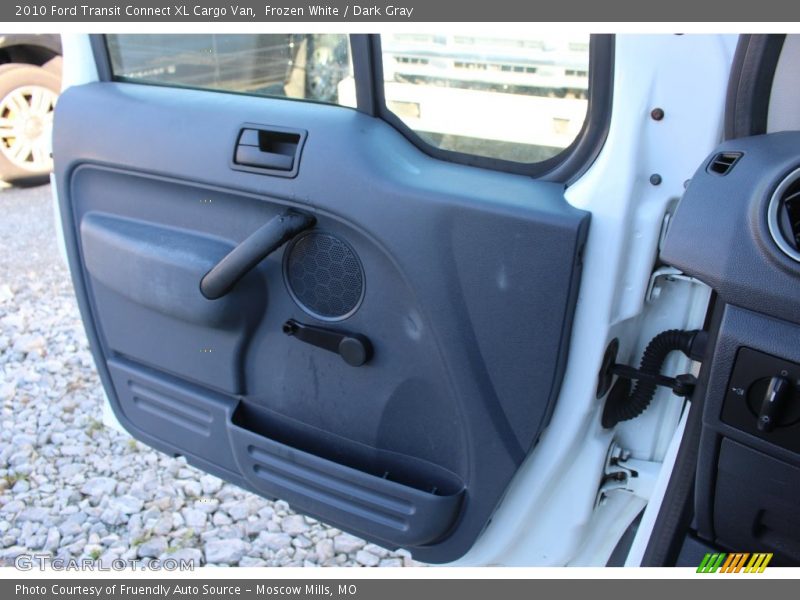 Frozen White / Dark Gray 2010 Ford Transit Connect XL Cargo Van