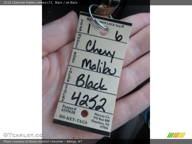 Black / Jet Black 2016 Chevrolet Malibu Limited LTZ