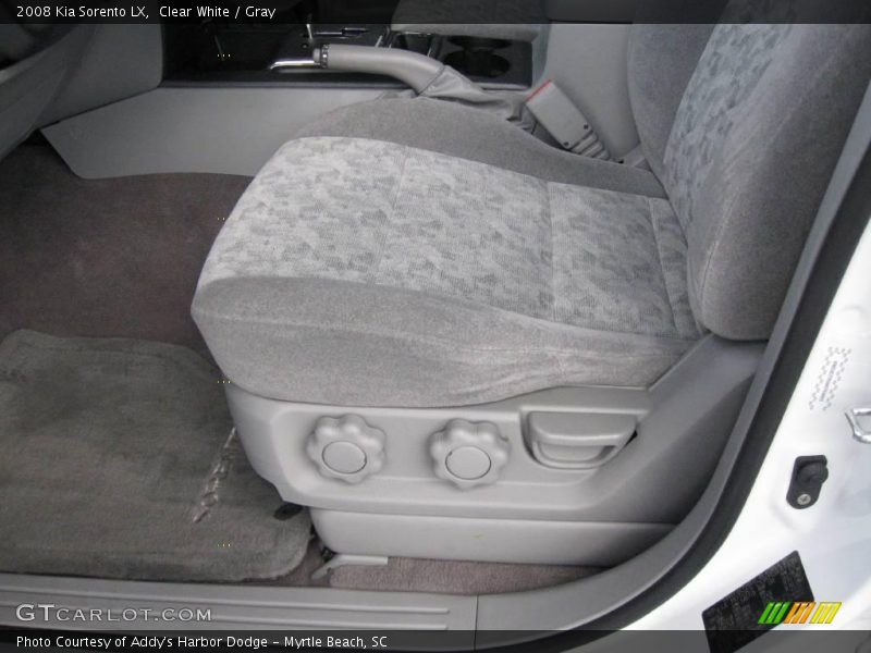 Clear White / Gray 2008 Kia Sorento LX
