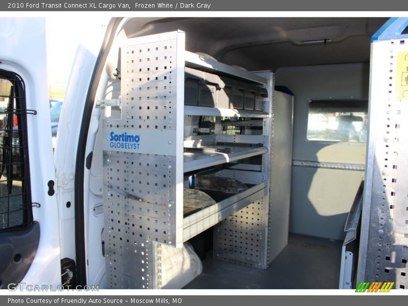 Frozen White / Dark Gray 2010 Ford Transit Connect XL Cargo Van