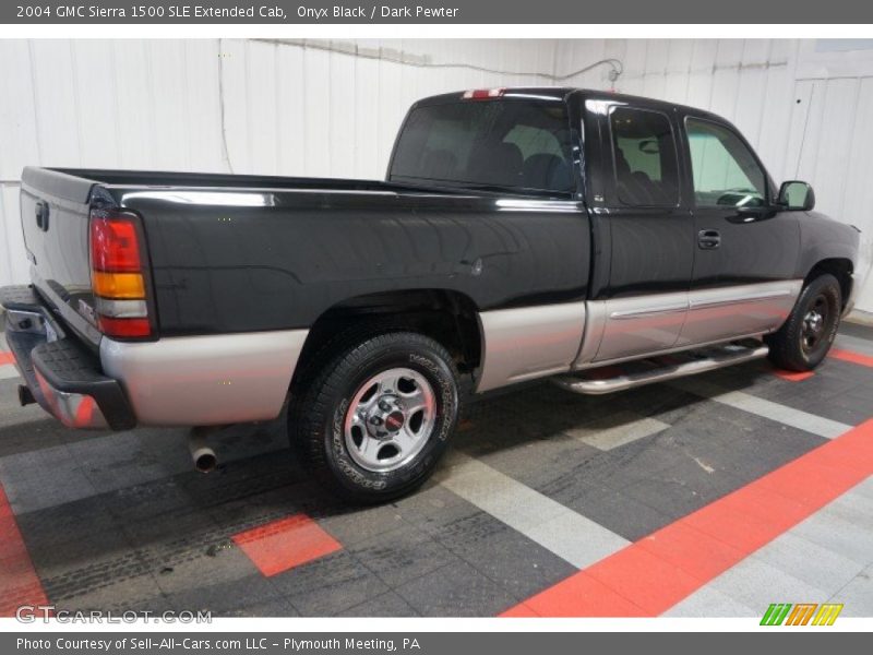 Onyx Black / Dark Pewter 2004 GMC Sierra 1500 SLE Extended Cab