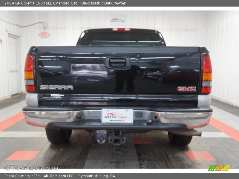 Onyx Black / Dark Pewter 2004 GMC Sierra 1500 SLE Extended Cab