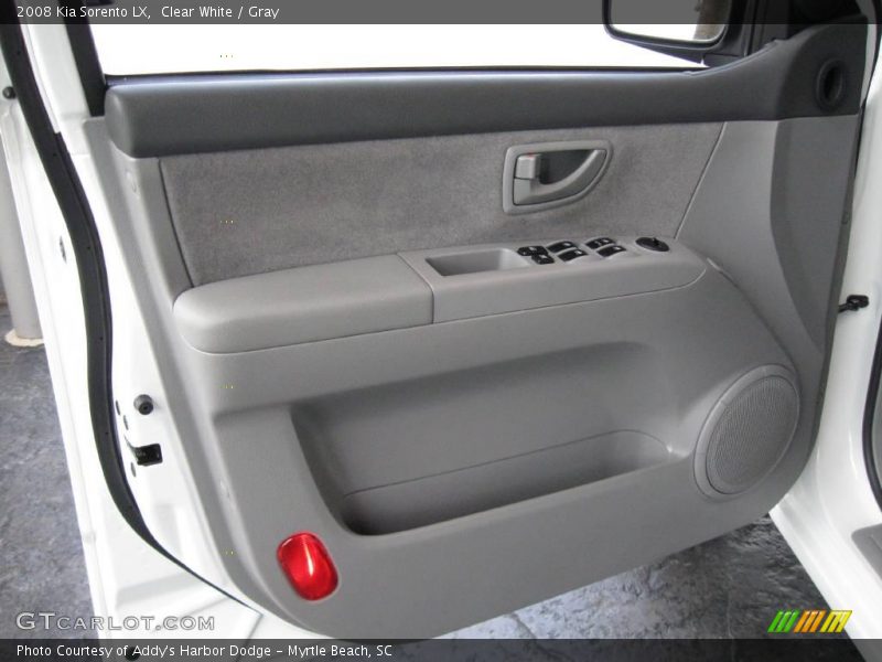 Clear White / Gray 2008 Kia Sorento LX