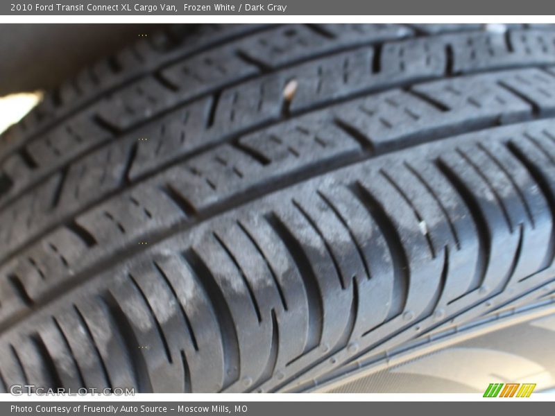 Frozen White / Dark Gray 2010 Ford Transit Connect XL Cargo Van