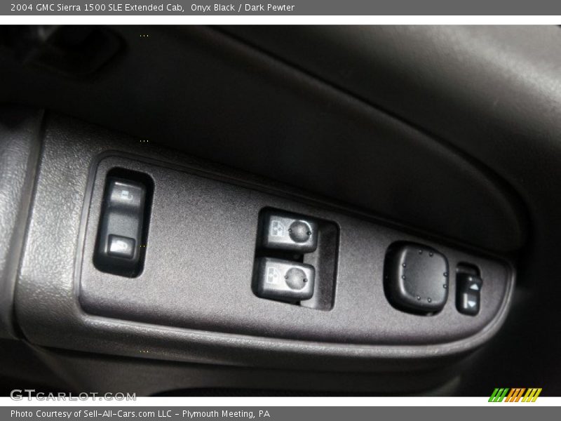 Onyx Black / Dark Pewter 2004 GMC Sierra 1500 SLE Extended Cab