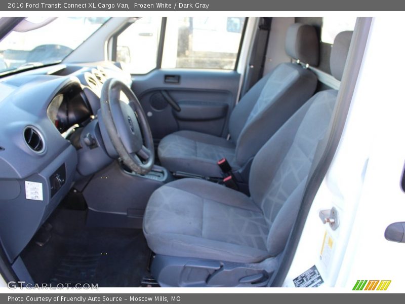 Frozen White / Dark Gray 2010 Ford Transit Connect XL Cargo Van