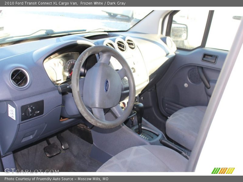 Frozen White / Dark Gray 2010 Ford Transit Connect XL Cargo Van