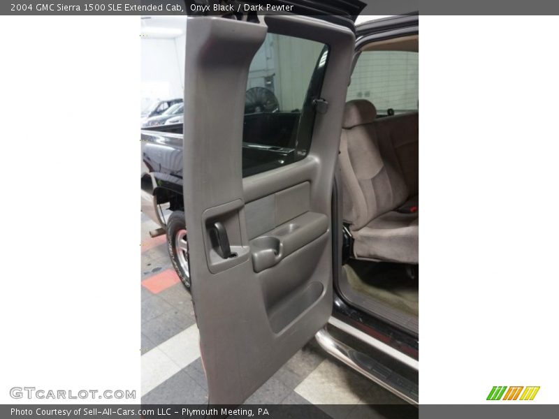 Onyx Black / Dark Pewter 2004 GMC Sierra 1500 SLE Extended Cab