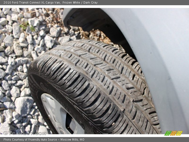 Frozen White / Dark Gray 2010 Ford Transit Connect XL Cargo Van