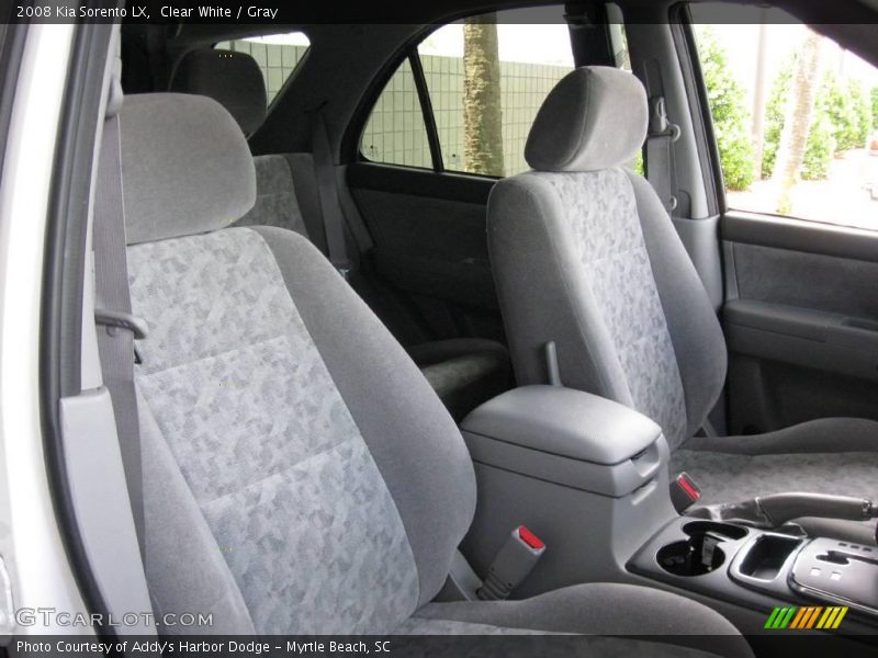 Clear White / Gray 2008 Kia Sorento LX