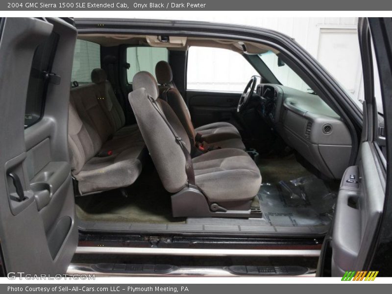Onyx Black / Dark Pewter 2004 GMC Sierra 1500 SLE Extended Cab