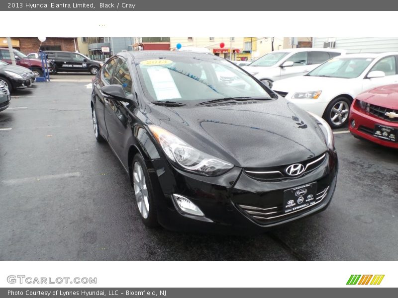 Black / Gray 2013 Hyundai Elantra Limited