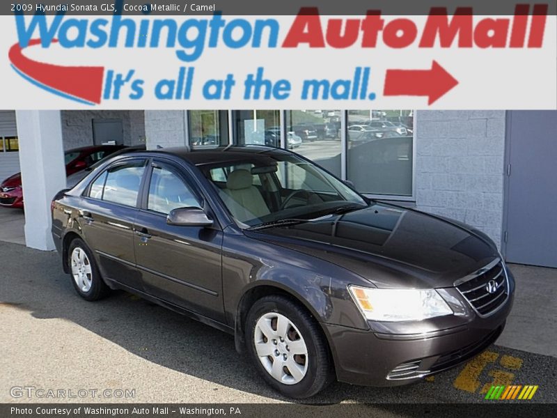 Cocoa Metallic / Camel 2009 Hyundai Sonata GLS