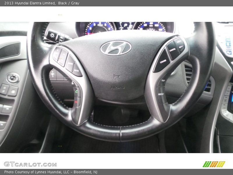 Black / Gray 2013 Hyundai Elantra Limited