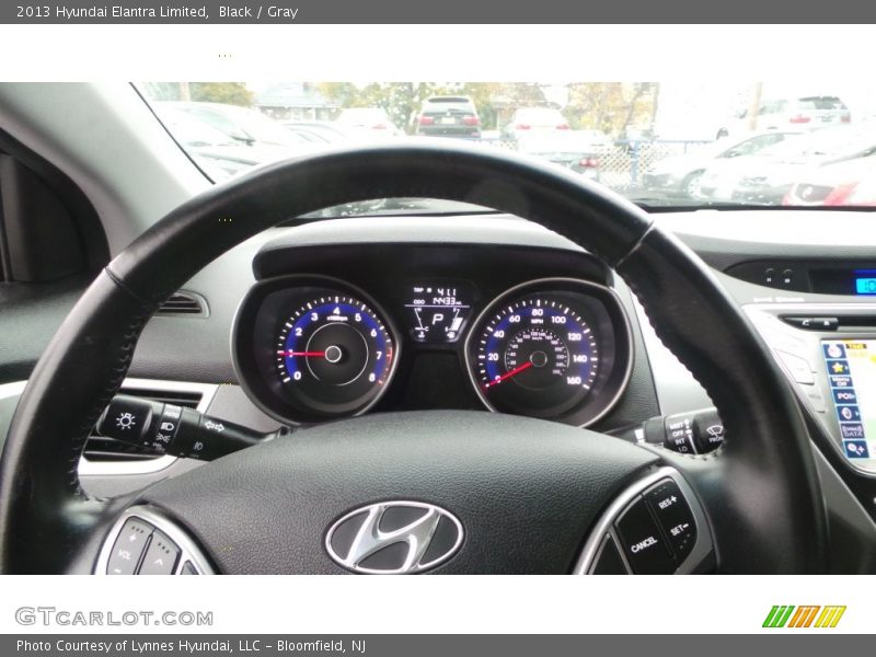 Black / Gray 2013 Hyundai Elantra Limited