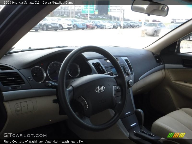 Cocoa Metallic / Camel 2009 Hyundai Sonata GLS