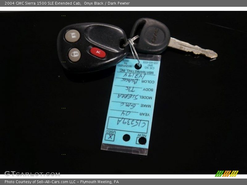 Onyx Black / Dark Pewter 2004 GMC Sierra 1500 SLE Extended Cab