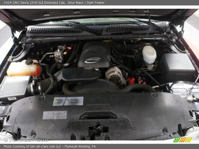 Onyx Black / Dark Pewter 2004 GMC Sierra 1500 SLE Extended Cab