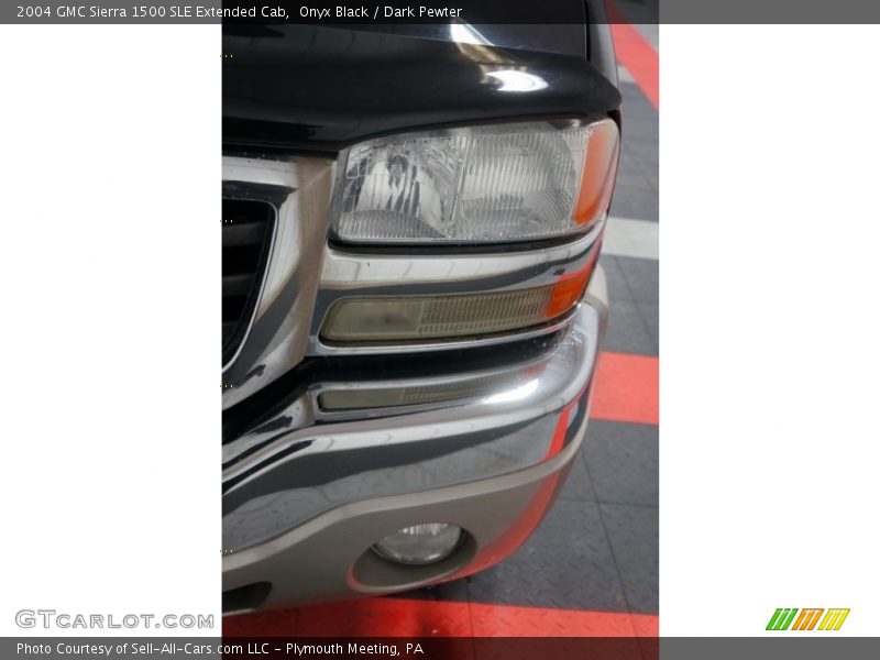 Onyx Black / Dark Pewter 2004 GMC Sierra 1500 SLE Extended Cab