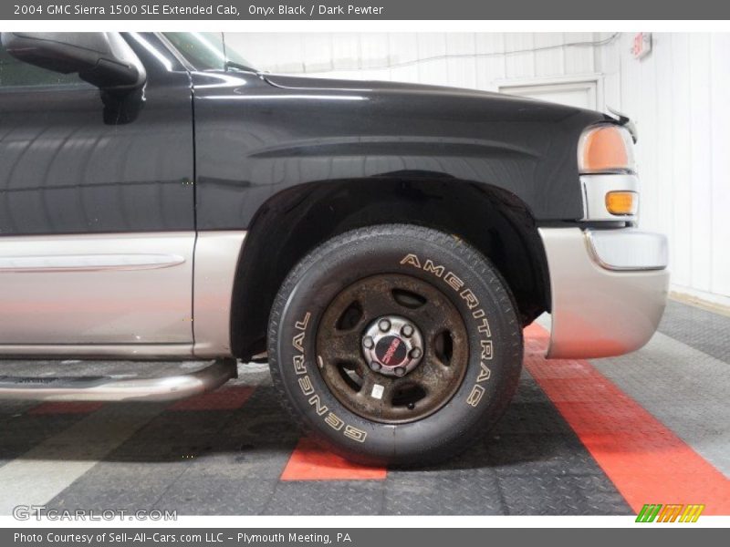 Onyx Black / Dark Pewter 2004 GMC Sierra 1500 SLE Extended Cab