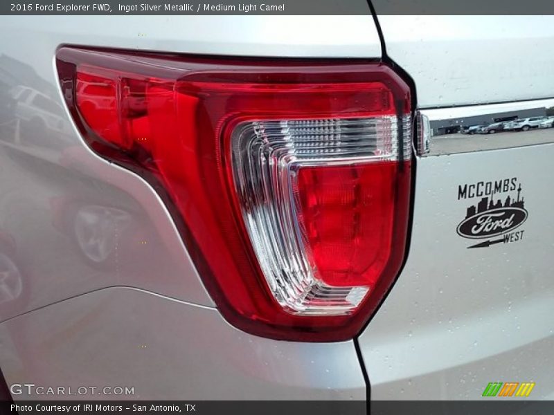 Ingot Silver Metallic / Medium Light Camel 2016 Ford Explorer FWD