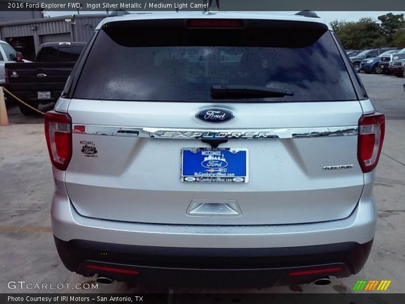 Ingot Silver Metallic / Medium Light Camel 2016 Ford Explorer FWD
