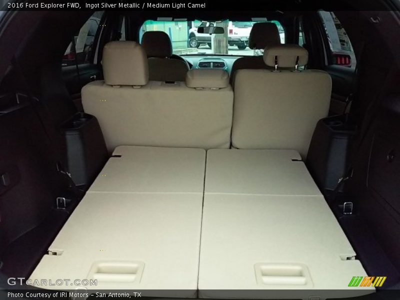 Ingot Silver Metallic / Medium Light Camel 2016 Ford Explorer FWD