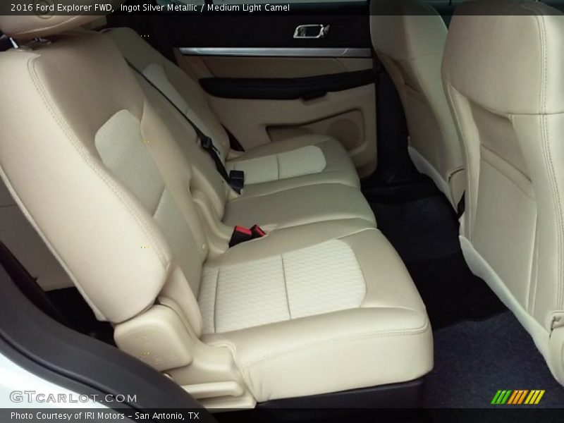 Ingot Silver Metallic / Medium Light Camel 2016 Ford Explorer FWD