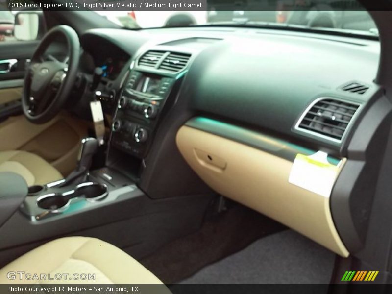 Ingot Silver Metallic / Medium Light Camel 2016 Ford Explorer FWD