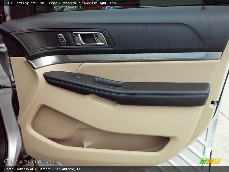 Ingot Silver Metallic / Medium Light Camel 2016 Ford Explorer FWD